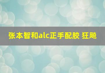 张本智和alc正手配胶 狂飚